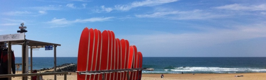 Team building : cours de surf sur la côte Basque 