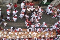 Un repas au coeur des Fêtes de Bayonne